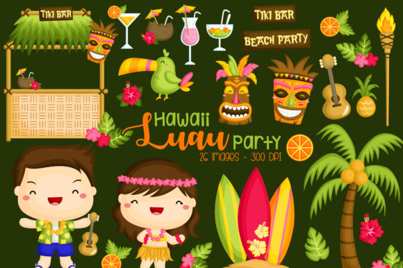 Download Hawaii Luau Culture and Tradition Clipar - Luau Collection