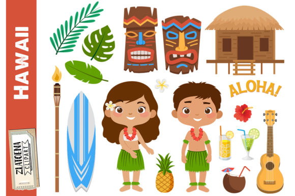 Download Hawaii Clipart Tropical Clipart Luau - Luau Collection