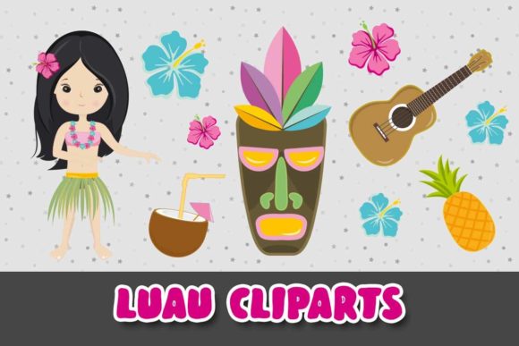 Download Luau Clipart Hawaiian Illustrations - Luau Collection