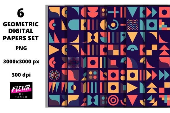 Download 6 Seamless Geometric Patterns - Seamless geometric Collection